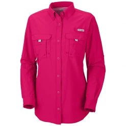 COLUMBIA Women's PFG Bahama™ Shirt -Women’s Clothing, Shoes & Accessories Official Shop 12110334S BRIGHT ROSE
