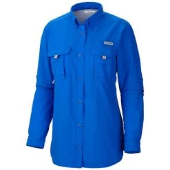 COLUMBIA Women's PFG Bahama™ Shirt -Women’s Clothing, Shoes & Accessories Official Shop 12110334S BLUE MACAW LRG