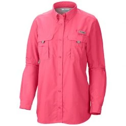 COLUMBIA Women's PFG Bahama™ Shirt -Women’s Clothing, Shoes & Accessories Official Shop 12110334S TANGO PINK LRG