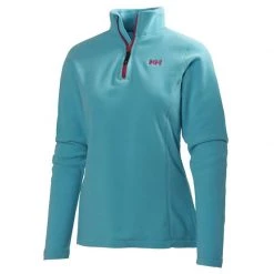 HELLY HANSEN Women's Daybreaker Half-Zip Fleece -Women’s Clothing, Shoes & Accessories Official Shop 15022429S ICE BLUE