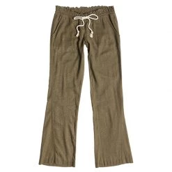 ROXY Women's Oceanside Pants -Women’s Clothing, Shoes & Accessories Official Shop 15566987S MILITARY OLIVE LRG