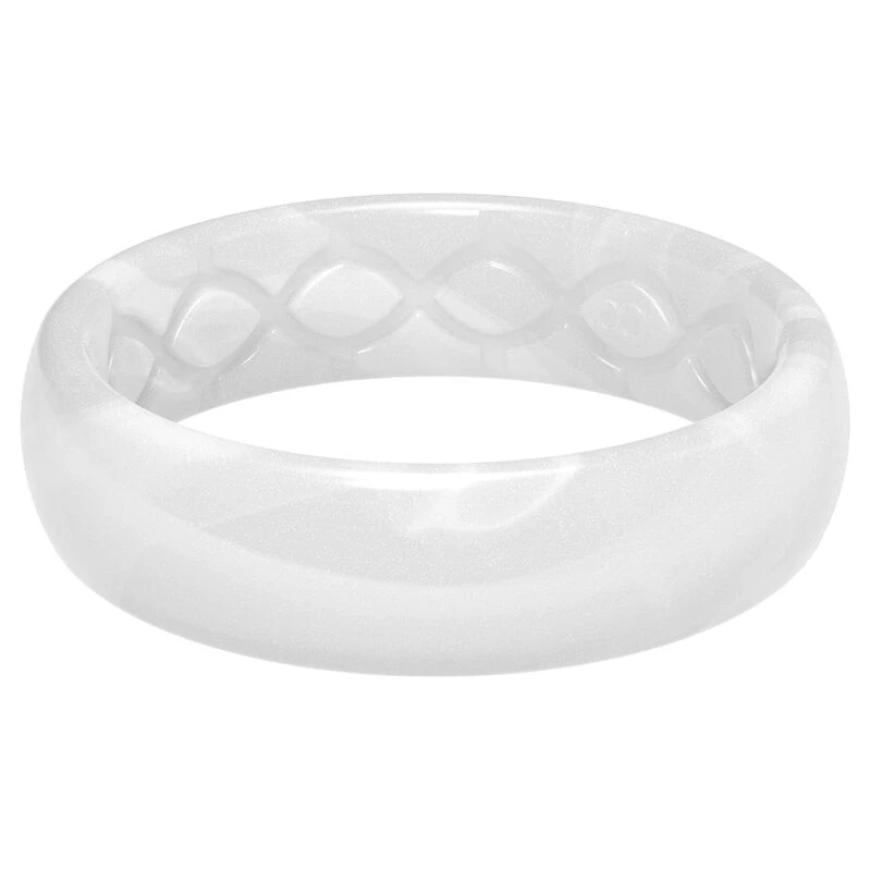 GROOVE LIFE Groove Ring Solid Pearl Thin Silicone Ring 1 GROOVE LIFE Groove Ring Solid Pearl Thin Silicone Ring