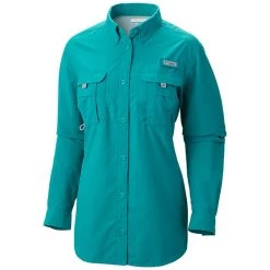 COLUMBIA Women's PFG Bahama™ Shirt -Women’s Clothing, Shoes & Accessories Official Shop P012110334S MAYAN GREEN LRG