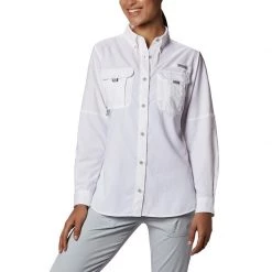 COLUMBIA Women's PFG Bahama™ Shirt -Women’s Clothing, Shoes & Accessories Official Shop P012110334 WHITE 1500.10112020103025