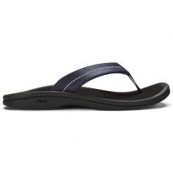 OLUKAI Women's Ohana Sandals -Women’s Clothing, Shoes & Accessories Official Shop P012275947 TRENCH BLUE BLACK 1500.01092020010020