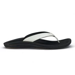 OLUKAI Women's Kulapa Kai Sandals -Women’s Clothing, Shoes & Accessories Official Shop P015010093S WHITE BLACK LRG