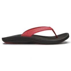 OLUKAI Women's Kulapa Kai Sandals -Women’s Clothing, Shoes & Accessories Official Shop P015010093 LEHUA FLOWER BLACK 1500.02012020110107