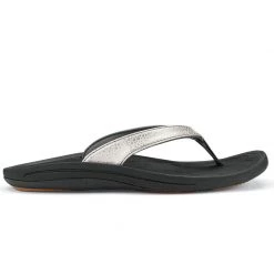 OLUKAI Women's Kulapa Kai Sandals -Women’s Clothing, Shoes & Accessories Official Shop P015010093 SILVER BLACK 1500.18102019120040
