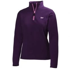 HELLY HANSEN Women's Daybreaker Half-Zip Fleece -Women’s Clothing, Shoes & Accessories Official Shop P015022429S DARK VIOLET 1500