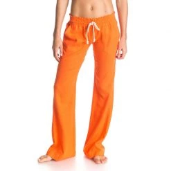 ROXY Women's Oceanside Pants -Women’s Clothing, Shoes & Accessories Official Shop P015566987S RED ORANGE 1500
