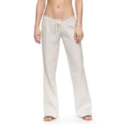 ROXY Women's Oceanside Pants -Women’s Clothing, Shoes & Accessories Official Shop P015566987 STONE 1500