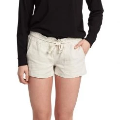 ROXY Women's Oceanside Shorts -Women’s Clothing, Shoes & Accessories Official Shop P015991094 STONE 1500.13072021100007