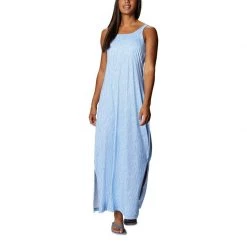 COLUMBIA Women's PFG Freezer Maxi Dress -Women’s Clothing, Shoes & Accessories Official Shop P016836397 HARBOR BLUE SEAGRASS PRINT 1500.25032021113005