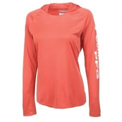 COLUMBIA Women's PFG Tidal™ Hooded Shirt 23 COLUMBIA Women's PFG Tidal™ Hooded Shirt -Women’s Clothing, Shoes & Accessories Official Shop P016836454 FADED PEACH WHITE LOGO 1500.07092018023004