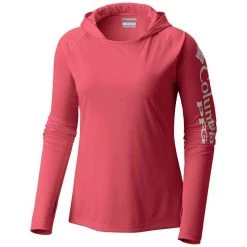 COLUMBIA Women's PFG Tidal™ Hooded Shirt 27 COLUMBIA Women's PFG Tidal™ Hooded Shirt -Women’s Clothing, Shoes & Accessories Official Shop P016836454 SUNSET RED WHITE LOGO 1500
