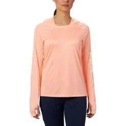 COLUMBIA Women's PFG Tidal™ Hooded Shirt 29 COLUMBIA Women's PFG Tidal™ Hooded Shirt -Women’s Clothing, Shoes & Accessories Official Shop P016836454 TIKI PINK WHITE LOGO 1500.10112020103108