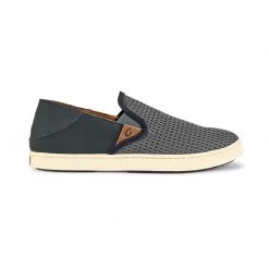 OLUKAI Women's Pehuea Slip-On Shoes -Women’s Clothing, Shoes & Accessories Official Shop P017018367 CHARCOAL DARK SHADOW 1500