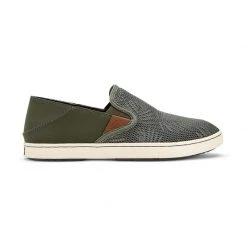 OLUKAI Women's Pehuea Slip-On Shoes -Women’s Clothing, Shoes & Accessories Official Shop P017018367 DUSTY OLIVE PALM 1500.24092018013053