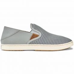OLUKAI Women's Pehuea Slip-On Shoes -Women’s Clothing, Shoes & Accessories Official Shop P017018367 PALE GREY PALE GREY 1500.02012020110143