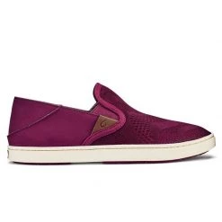 OLUKAI Women's Pehuea Slip-On Shoes -Women’s Clothing, Shoes & Accessories Official Shop P017018367 RED GINGER ROSE WOOD 1500.06082019093018