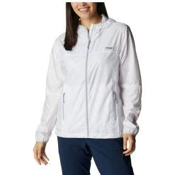 COLUMBIA Women's PFG Tidal Windbreaker -Women’s Clothing, Shoes & Accessories Official Shop P017765470 WHITE CIRRUS GREY