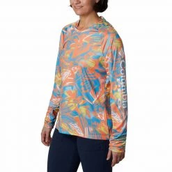 COLUMBIA Women's PFG Super Tidal™ Hoodie -Women’s Clothing, Shoes & Accessories Official Shop P017765611 JUPITER SHADE LEAVES PRINT 1500.26082019010138
