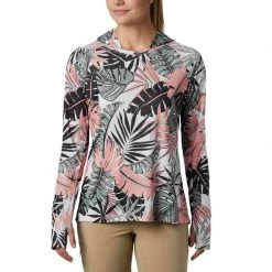 COLUMBIA Women's PFG Super Tidal™ Hoodie -Women’s Clothing, Shoes & Accessories Official Shop P017765611 TIKI PINK TROPICAL PRINT 1500.20022020113128