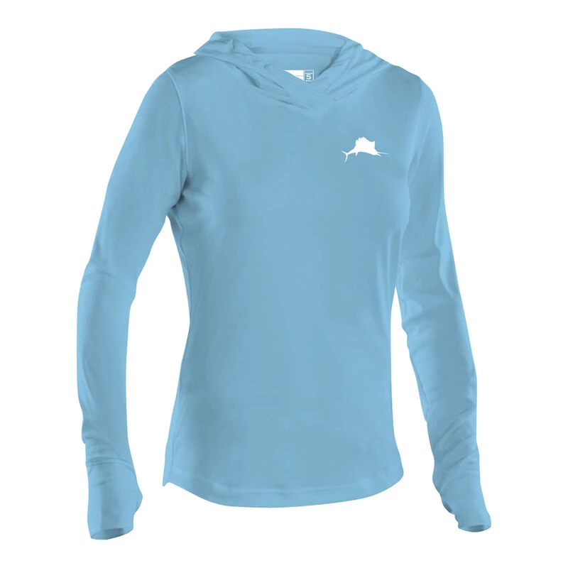 PELAGIC Women's UltraTek Hooded Sun Shirt 2 PELAGIC Women's UltraTek Hooded Sun Shirt - Image 2