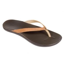 OLUKAI Women's Ho'opio Leather Sandals 10 OLUKAI Women's Ho'opio Leather Sandals -Women’s Clothing, Shoes & Accessories Official Shop P017802034S SAHARA DARK JAVA 1500