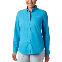 COLUMBIA Women's PFG Tamiami™ II Shirt -Women’s Clothing, Shoes & Accessories Official Shop P018186692 BLUE CHILL 1500.26082019010157