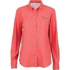 COLUMBIA Women's PFG Tamiami™ II Shirt -Women’s Clothing, Shoes & Accessories Official Shop P018186692 CORAL BLOOM LRG