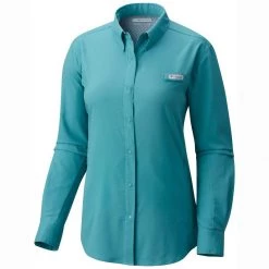 COLUMBIA Women's PFG Tamiami™ II Shirt -Women’s Clothing, Shoes & Accessories Official Shop P018186692 TEAL 1500
