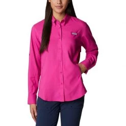 COLUMBIA Women's PFG Tamiami™ II Shirt -Women’s Clothing, Shoes & Accessories Official Shop P018186692 WILD FUCHSIA 1500.30072021020040