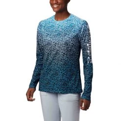 COLUMBIA Women's PFG Super Tidal™ Shirt -Women’s Clothing, Shoes & Accessories Official Shop P018186817 BLACK BAIT FISH PRINT 1500.26082019010403