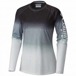 COLUMBIA Women's PFG Super Tidal™ Shirt -Women’s Clothing, Shoes & Accessories Official Shop P018186817 BLACK TARPON FADE 1500