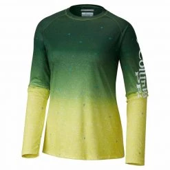 COLUMBIA Women's PFG Super Tidal™ Shirt -Women’s Clothing, Shoes & Accessories Official Shop P018186817 GREEN MAMBA DORADO FADE 1500