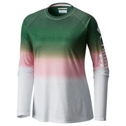 COLUMBIA Women's PFG Super Tidal™ Shirt -Women’s Clothing, Shoes & Accessories Official Shop P018186817 TROPIC PKRAINBOWTROUTFADE LRG