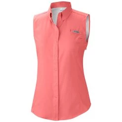 COLUMBIA Women's PFG Tamiami™ Tank Top -Women’s Clothing, Shoes & Accessories Official Shop P018478271 HOT CORAL LRG