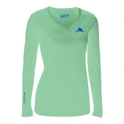 PELAGIC Women's Solar Tech Sun Shirt -Women’s Clothing, Shoes & Accessories Official Shop P018526764 SEAFOAM 1500