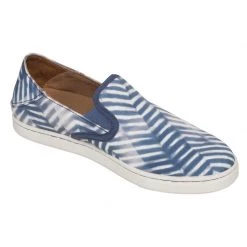OLUKAI Women's Pehuea Pa'i Slip-On Shoes -Women’s Clothing, Shoes & Accessories Official Shop P018753541 VINTAGE INDIGO OFF WHITE 1500