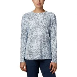 COLUMBIA Women's Tidal Deflector™ Shirt -Women’s Clothing, Shoes & Accessories Official Shop P019217124 COLLEGIATE NAVY BUBBLES PRINT 1500.20022020113824