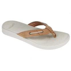 SPERRY Women's Adriatic Flip-Flop Sandals -Women’s Clothing, Shoes & Accessories Official Shop P019261460 LINEN 1500.19022019110036