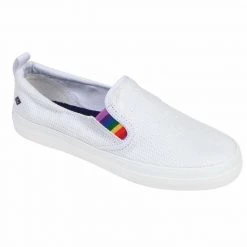 SPERRY Women's Crest Twin Gore Slip-On Shoes -Women’s Clothing, Shoes & Accessories Official Shop P019261502 WHITE 1500.20022019023125