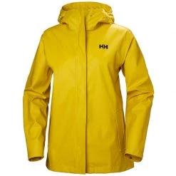 HELLY HANSEN Women's Moss Jacket -Women’s Clothing, Shoes & Accessories Official Shop P019402767 ESSENTIAL YELLOW