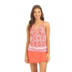 CABANA LIFE Women's Embroidered Tankini Top -Women’s Clothing, Shoes & Accessories Official Shop P019754662 CORA GEO 1500.05022020010031