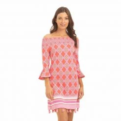 CABANA LIFE Women's Off the Shoulder Dress