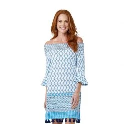 CABANA LIFE Women's Off the Shoulder Dress -Women’s Clothing, Shoes & Accessories Official Shop P019754811 SEASCAPE 1500.28052021023212
