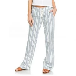 ROXY Women's Oceanside Pants 5 ROXY Women's Oceanside Pants -Women’s Clothing, Shoes & Accessories Official Shop P019792811 WHITE TRUE NAVY STRIPE 1500.06012020023023