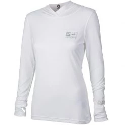 PELAGIC Women's UltraTek Fish Camo Hooded Sun Shirt