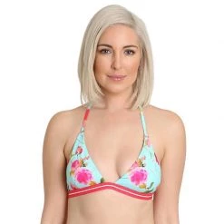 NANETTE LEPORE Women's Francesca Triangle Bikini Top -Women’s Clothing, Shoes & Accessories Official Shop P019927086 TURQUOISE 1500.26052020093023